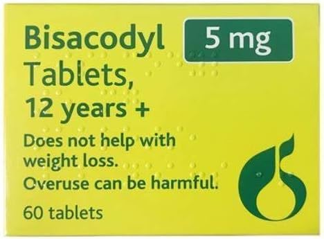 Constipation Relief Laxative 5mg Gastro Resistant Tablets 3 Pack of 20 Count (Brand May Vary)
