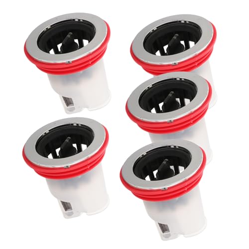 Amosfun 5 Piezas Núcleo De Desodorante De Drenaje De Piso Válvula Antirretorno Del Desagüe De La Ducha Goma De Drenaje Del Piso Del Baño Tapón De Drenaje Antiolor Tpr