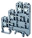 Terminal Block, Triple, Signal/Power, 24-12 AWG, Gray