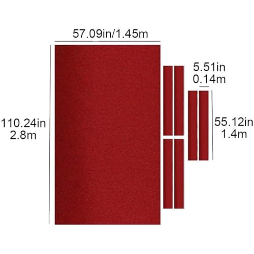 Nappe de billard feutre peigné très extensible et résistante avec bandes - 3