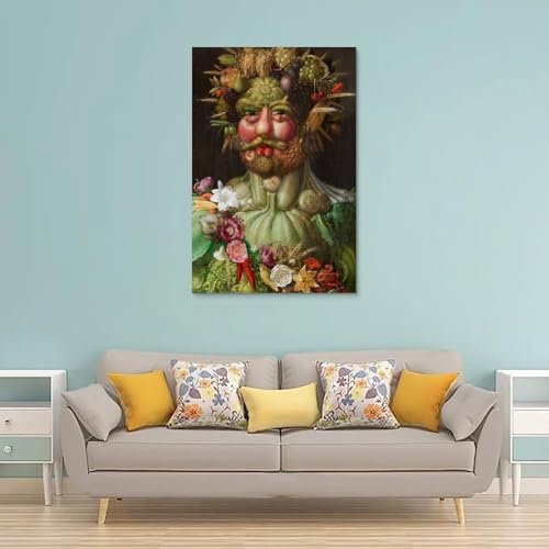 Poster Arcimboldo Vertumnus pour transformer un mur vide de bureau