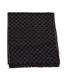 typischer MOSCHINO Logo Wollschal, fein eingewebtes Muster, viele kleine Fragezeichen