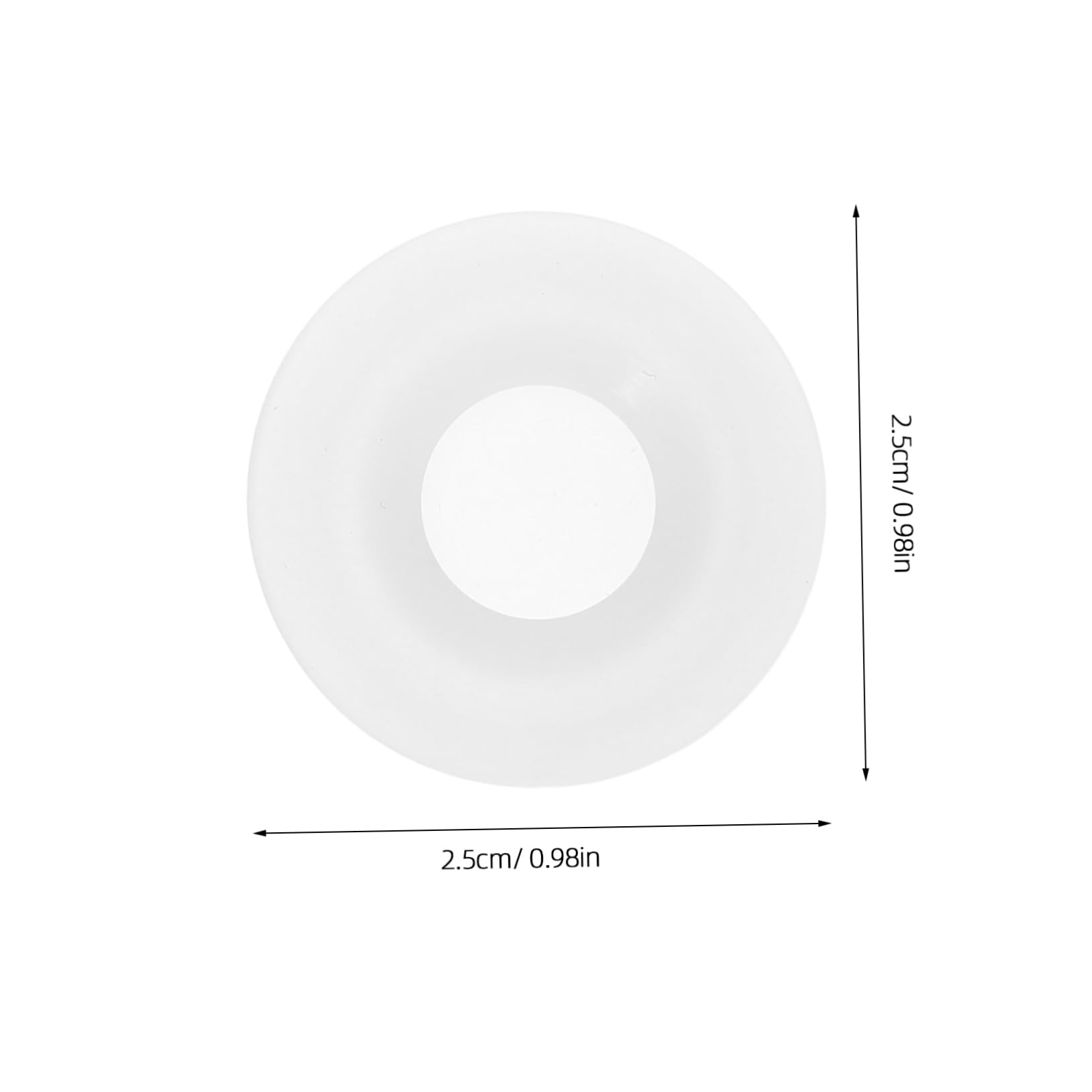 ABOOFAN 12 Juntas de Sellado para Tapas de Botella de Cerveza de Silicona de Color Blanco, Fácil Instalación y Mantenimiento de Fermentación, Recambio para Botellas Swing