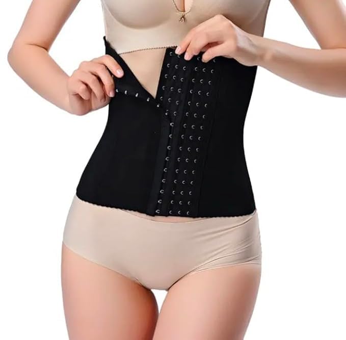leon store Women’s Slimming Waist Trainer Corset Belt | High Compression Body Shaper for Tummy Control | Adjustable Hook Closure(Comfortable for 32 to 38 Waist Size)-picture-34