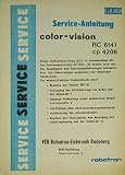  Service-Anleitung color-vision RC 6141/cp 4206
