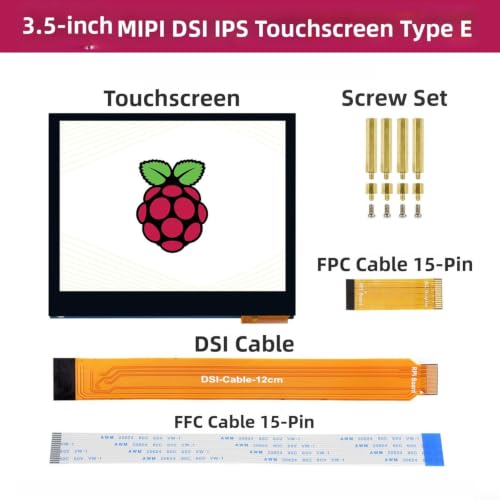 Écran tactile DSI 3,5 pouces IPS Raspberry Pi 5 moniteur capacitif 5 points 640x480