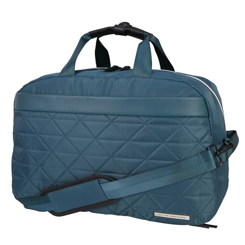 Image of Kenneth Cole REACTION Emma 15 inch Convertible Duffel Carry On for Gym and Travel Bag, Deep Teal