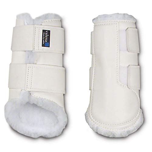 Valena Hind Boots with Woolback Lining (White, Large)