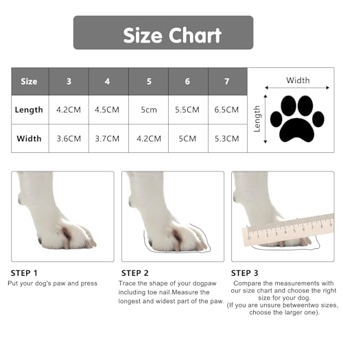 SSIMIDAPT 4 Stück Hundeschuhe Pfotenschutz Winter, Schneestiefel für Hunde, Hundeschuhe mit Rutschfester Sohle und Reflektierendem Klettverschluss, Warm, für Kleine Mittlere Große Hunde