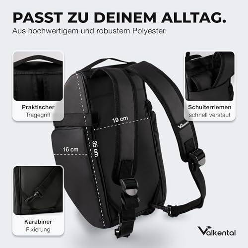 Valkental - 3in1 Fahrradtasche für Gepäckträger mit Kühlfunktion - 10L Volumen - Isolierende Gepäckträgertasche mit Rucksackfunktion - Wasserfest & Reflektierend