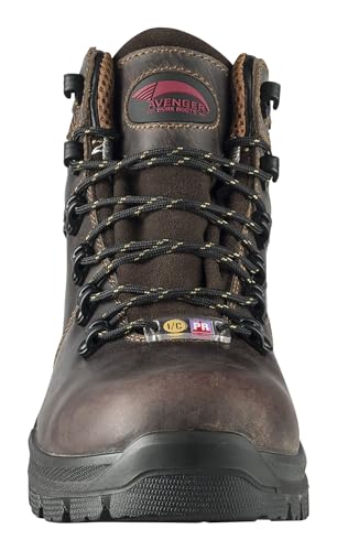 Image of Avenger Foundation Work Boots for Men - Waterproof, Non-Slip, Puncture Resistant, EH, Carbon Toe Safety Shoes - ASTM F2413