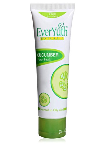 Everyuth Cucumber Face Pack 120gm - With Neem, Lemon and Turmeric Purifies Skin