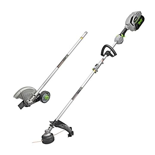 Ego 15 in. String Trimmer and Edger Combo Kit with 5.0Ah Battery and Charger for EGO Power Head System