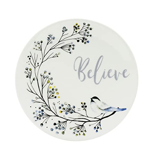 Fitz And Floyd Noel Noir Set Of 4 Holiday Appetizer Plates, 5.37-Inch, Multicolored #TOP4