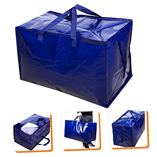 PartyKindom Travel Duffle Bag Large Capacity Heavy Duty Moving Bag Handles Zipper Storage Organizer for Clothes Bedding Towels Luggage3