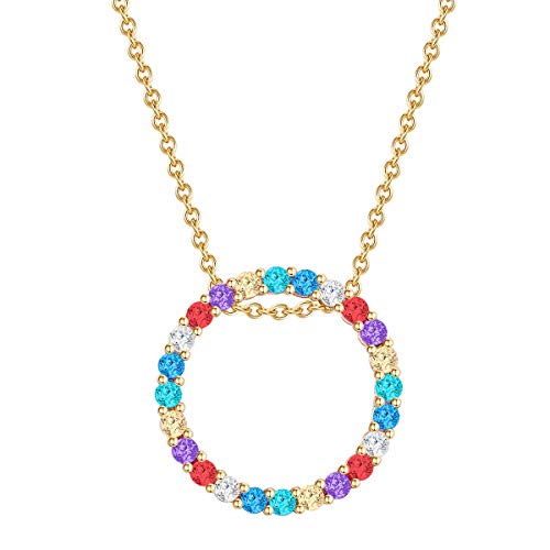 Preisvergleich Produktbild Glanzstücke München Damen-Kette aus 925 Sterling Silber gelbvergoldet Zirkonia