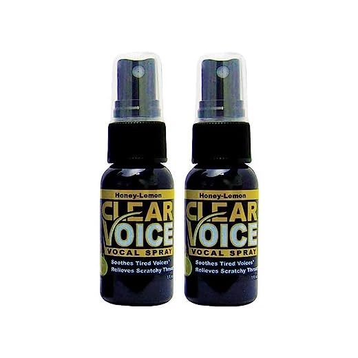Clear Voice Vocal Spray Honey Lemon -- 1 fl oz by Clear Voice