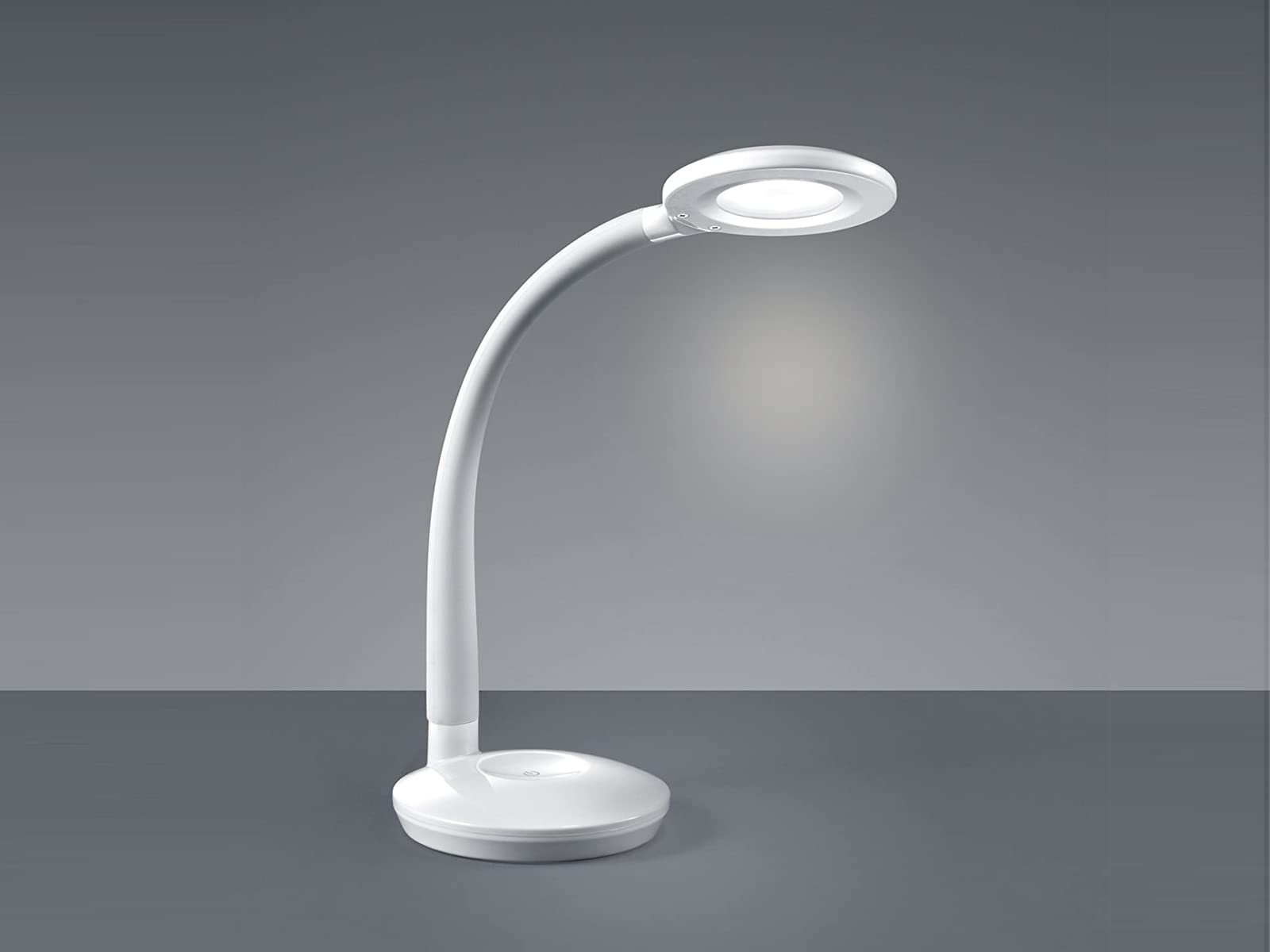 Reality R52721101 Cobra Lampada Tavolo, 1xSMD, 3 W LED, Bianco, 13x32x27 cm