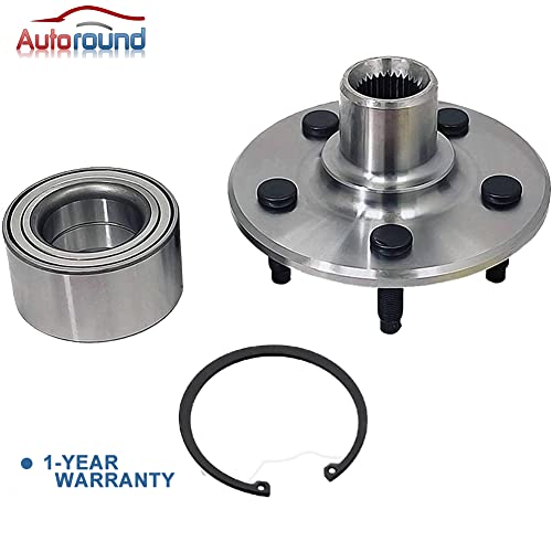 Autoround 521000 [2-Pack] Rear Wheel Bearing And Hub Assembly Compatible With Ford Explorer/Mercury Mountaineer 2002-2010, Lincoln Aviator 2003-2005, Explorer Sport Trac 07-10 #TOP3