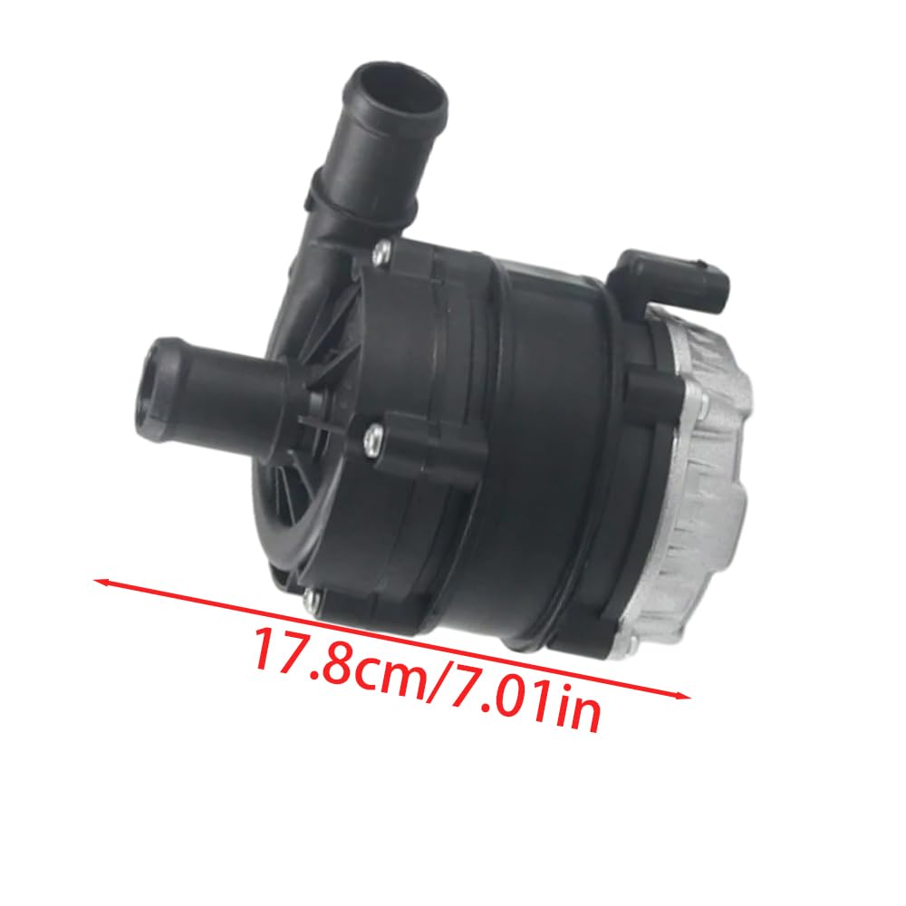 Bomba de agua auxiliar de agua para coche, bomba de agua de refrigerante auxiliar para coche, bomba de agua de refrigeración auxiliar compatible con Audi, compatible con VW, 04L965567A