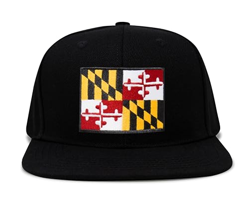Image of International Tie State Hat for Men and Women, Adjustable Snapback Trucker Baseball Cap with Embroidered Patch