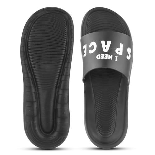 Image of PERY-PAO Sliders Mens White, Black, Grey, Sky blue Design Toxic, Spider, Dope, Panda Printed Flip Flop & Slippers