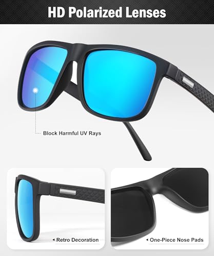 Sunglasses-for-Men Polarized Mens Sunglasses: Retro Sun glasses with UV Protection for Driving Fishing Golf3