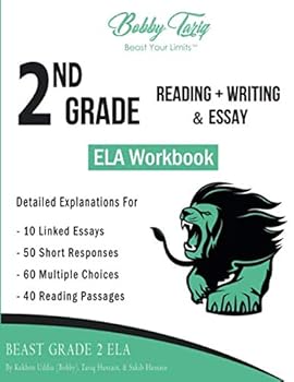 Paperback 2nd Grade Reading + Writing & Essay ELA Workbook | BOBBY TARIQ Book