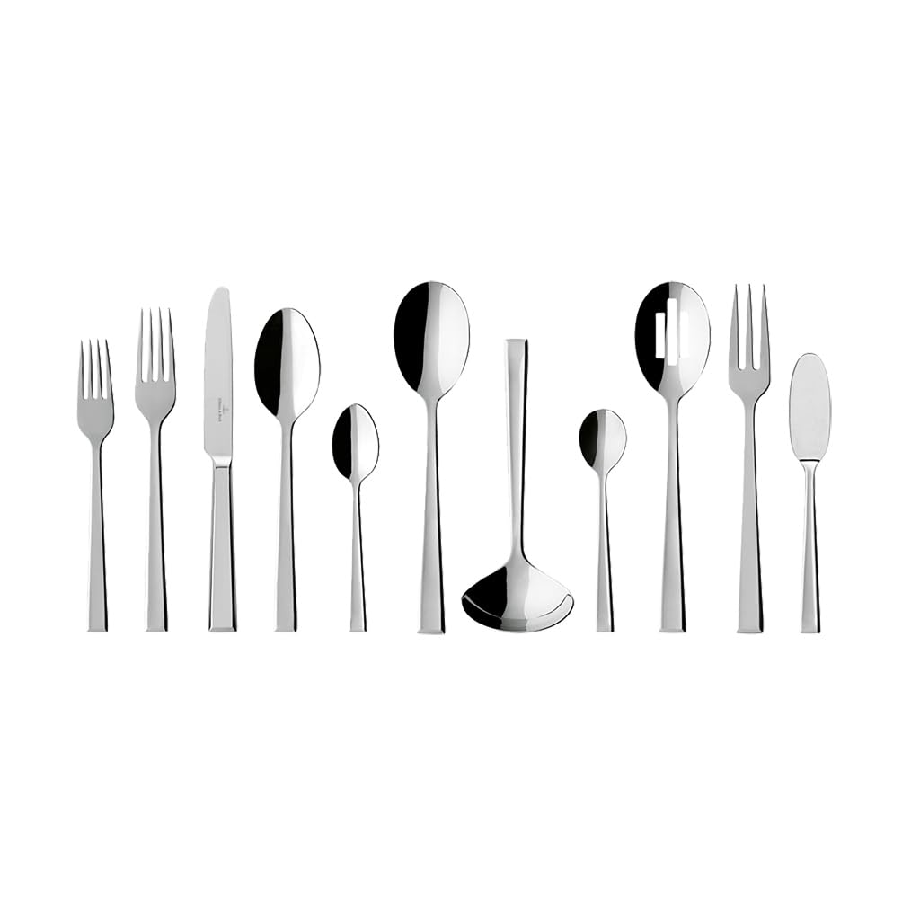 Villeroy & Boch Victor Stainless Steel Flatware Set, 46 Pieces