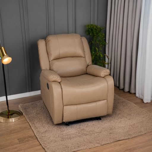 RecPro Charles Collection | 30' Zero Wall Wall Hugger Recliner | RV Living Room (Slideout) Chair | Toffee, 1-Pack