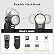 GODOX V100N Blitzgerät V100-N 100w Round Head Touchscreen Flash für Nikon,2.4G Wireless mit Externem Speedlite und Global Shutter Blitzsynchronisation 1/80000s,integrierter Lithium Akku