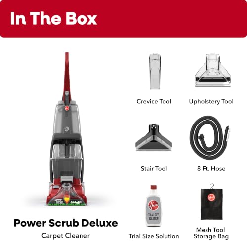 Hoover PowerScrub Deluxe Carpet Cleaner Machine, Pet & Upholstery Tools - image 9