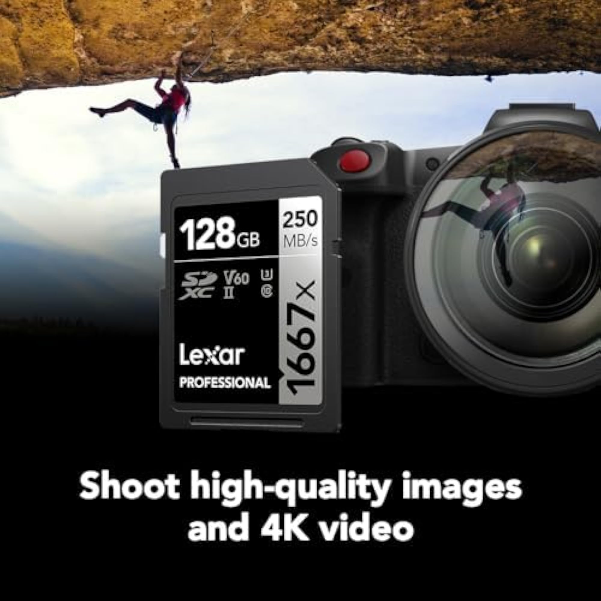 Professional 1667x 128GB SDXC UHS-II/U3 Memory Card