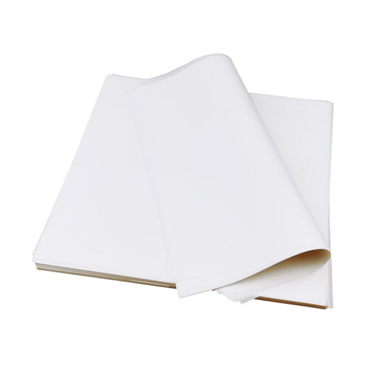 NAMOARLY 500pcs Square Greaseproof Papers Oil Absorbing for Baking Snacks French Fries Non-stick Easy to Clean Multifunctional Kitchen Tool