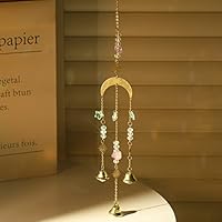 Amazon.co.jp: TENGFENG 天然水晶付きサンキャッチャー クリスタル