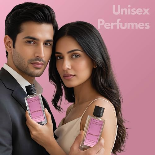 Image of Bel Avenir Morganite Long Lasting Unisex Perfume | Office, Travel and Date Night Fragrance | Perfume for Men & Women | Fruity Floral & Creamy Notes | Eau de Parfum 100 ml