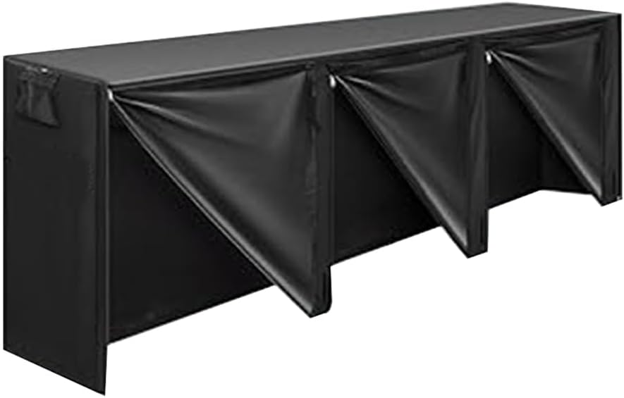 4/6/8/10/12ft Waterproof Log Rack Cover with Zipper, Indoor/Outdoor, 600D Oxford Waterproof Heavy Duty(Firewood Cover Only),Black,10ft