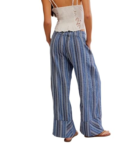 Free People Women's Days End Linen Stripe2