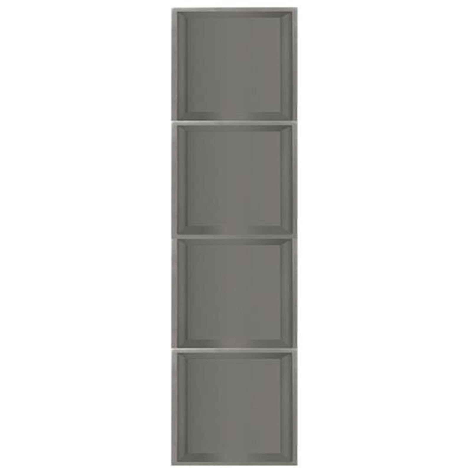 QUSYZD Shower Niche, Stainless Steel Bathroom Shelves, Embedded Wet Room, Waterproof Toiletry Shampoo Shower Organiser, Home Bathroom Bedroom Kitchen,Grey-47.25x11.03x4.93in/120x28x12.5CM