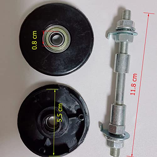 image for YehVeh 2 Set Balance Bike Wheel Hub Axle Repair Front Rear Sealed Bear