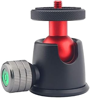 AFVO Professional Tripod Ball Head with 1/4 Screw, Base and Ballhead 360° Pan