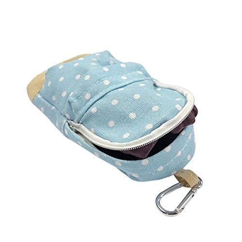 Image of Wrapables Mini Backpack Pencil Case Pouch, Blue