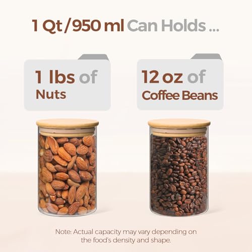 ComSaf Glass Storage Containers with Lids