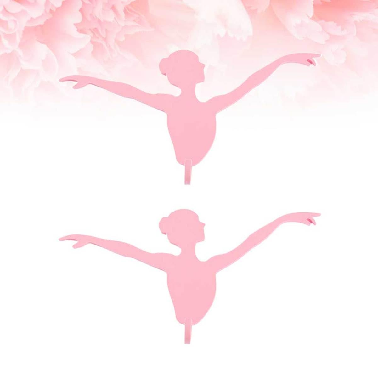 Alipis 4piezas Ganchos De Pared De Bailarina Creativos Para Colgar Toallas Paño De Limpieza y Diseño Elegante Para Decoración De Baño o Habitaciones