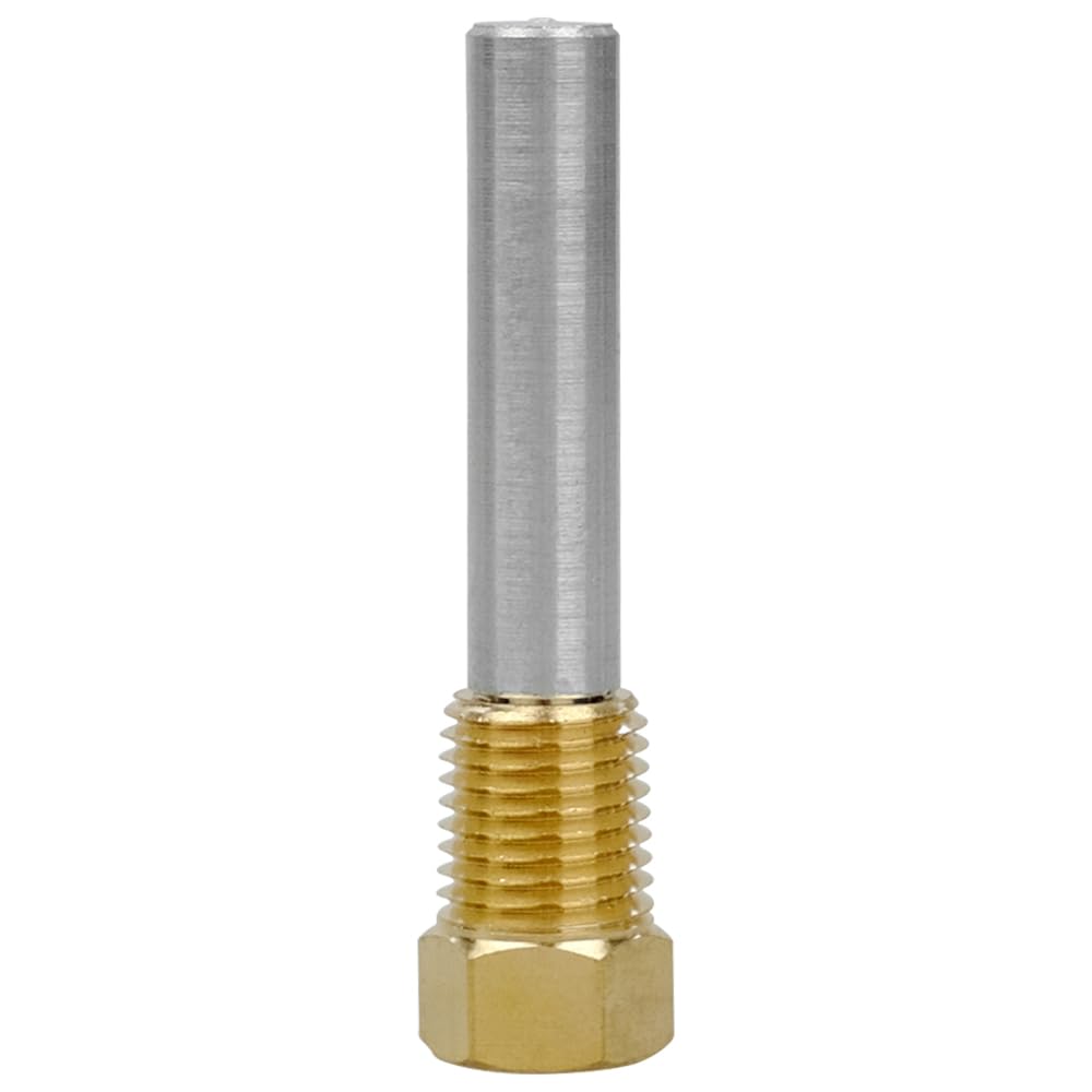 23-6400 1/4" Zinc Anode Fits for Kohler 260085 267928 Marine Generator 5E 6EF 7.3E 4EF Compatible with Sierra Compatible with Westerbeke 11885 1/4 NPT Boat Sacrificial Pencil Brass Plug - 2
