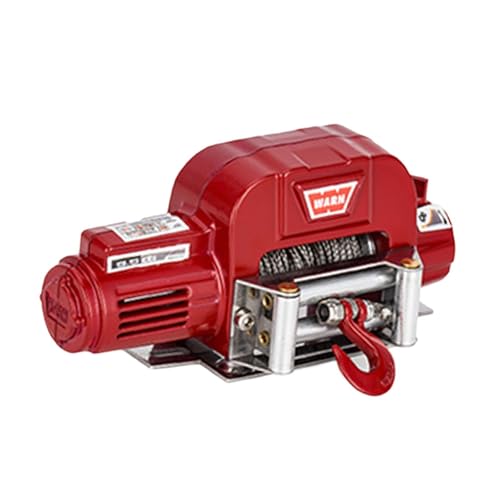 Winch eléctrico de metal para coche RC 1:10 miniatura 1
