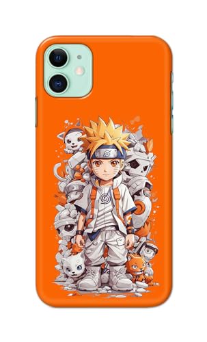 Image of Plastic Printfidaa Printed Hard Back Cover Case For Apple Iphone 11 Back Cover (Famous Anime Cartoon Character) -112, Multicolor