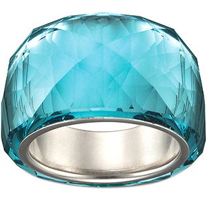 Swarovski Nirvana Petite Indicolite Color Ring - M