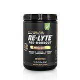 REDMOND Re-Lyte Pre-Workout Drink Mix, Peach Mango, 15.87oz