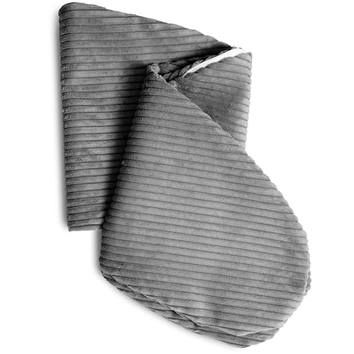 Amilian Funda de cojín de lactancia de 170 cm, funda de repuesto para cojín de lactancia, cojín de embarazo, funda para almohada para dormir de lado, lavable con cremallera, sonido de niebla